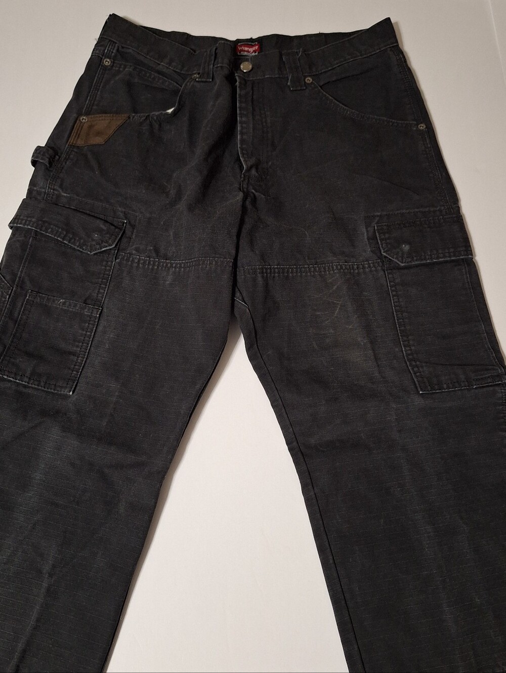 Men's Wrangler Workwear Black Cargo Pants